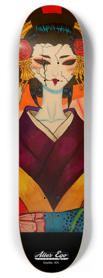 Oiran Skateboard 8 Inch Skateboard Deck