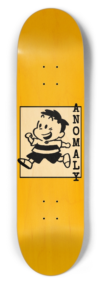 ANOMALY CARTOON KID DECK YELLOW STAIN