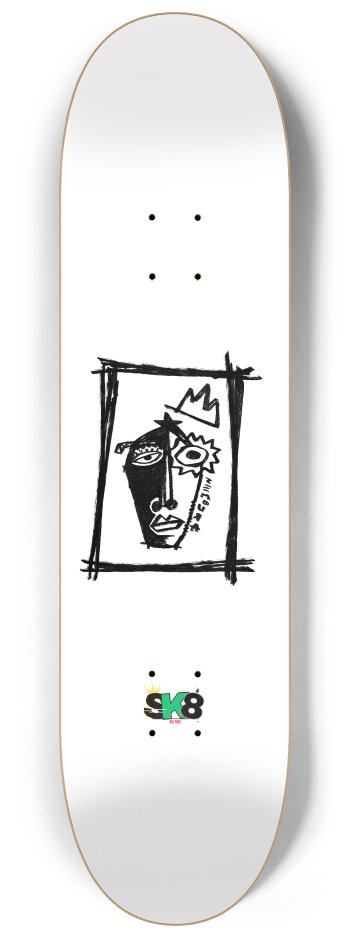 Zemora Skateboard Series #2 8-1/4 Skateboard Deck