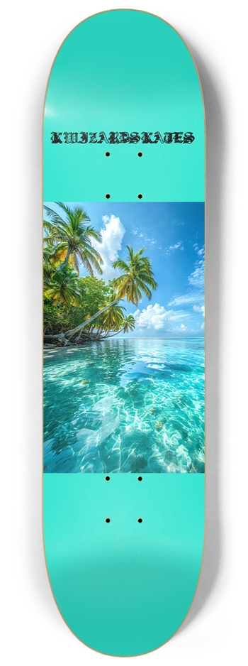 PRO TROPICAL 8-1/4 Skateboard Deck