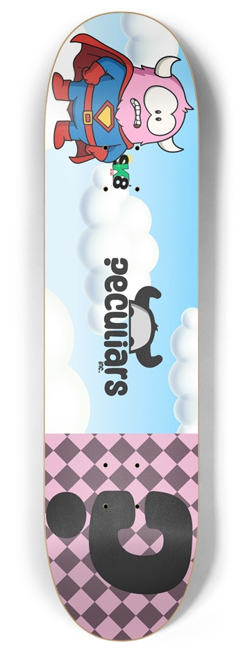 Peculiars NFT Custom Skateboard 8 Inch Skateboard Deck