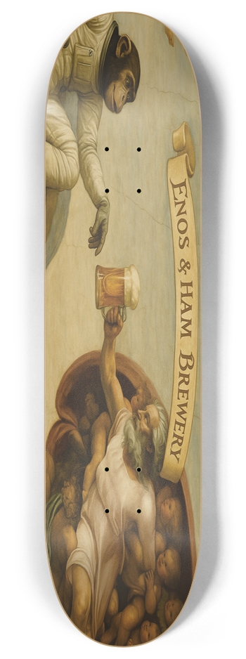 The Creation of Beer 8 Inch Skateboard Deck