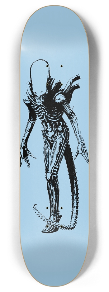 Xeno Blue Skateboard 8 Inch Skateboard Deck