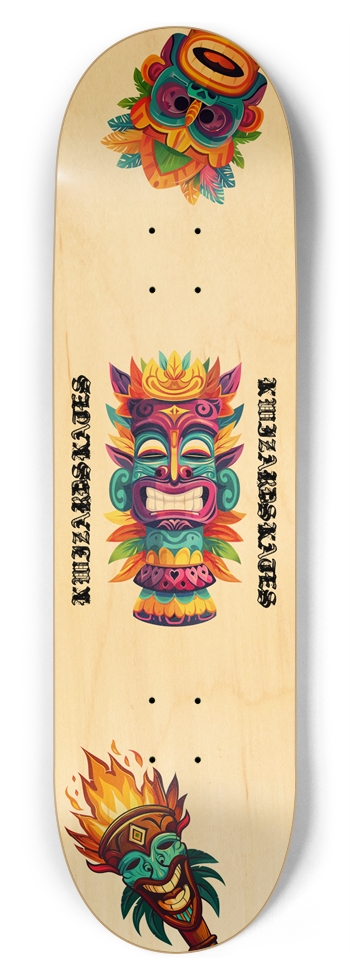 NEW SCHOOL TIKI 8-3/4 Inch Skateboard