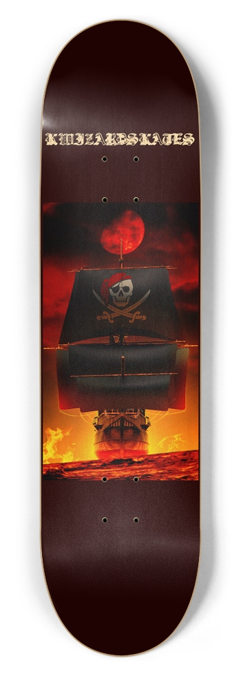 PRO GHOST SHIP 8-1/2 Skateboard Deck