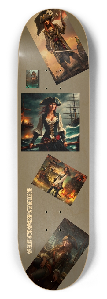 PRO SHE PIRATES 8-1/2 Skateboard Deck