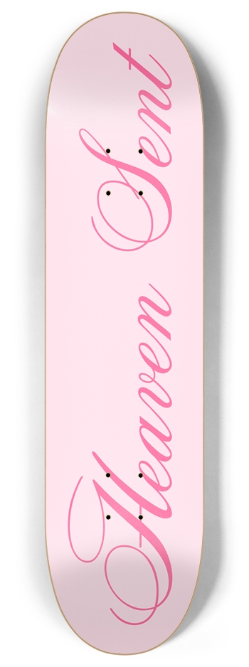 Pink Heaven Sent Board 8 Inch Skateboard Deck