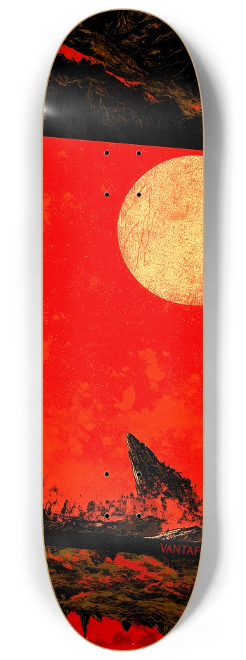 "Sovereign of the Scorched Realm" – VANTÁFLUX Triptych Deck Set #1