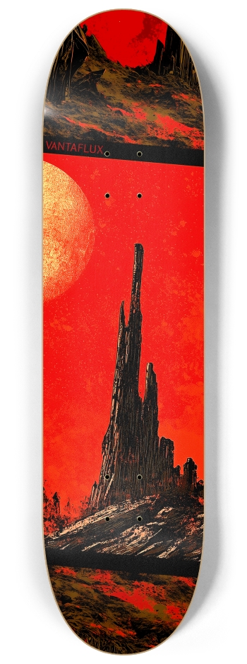"Sovereign of the Scorched Realm" – VANTÁFLUX Triptych Deck Set #2