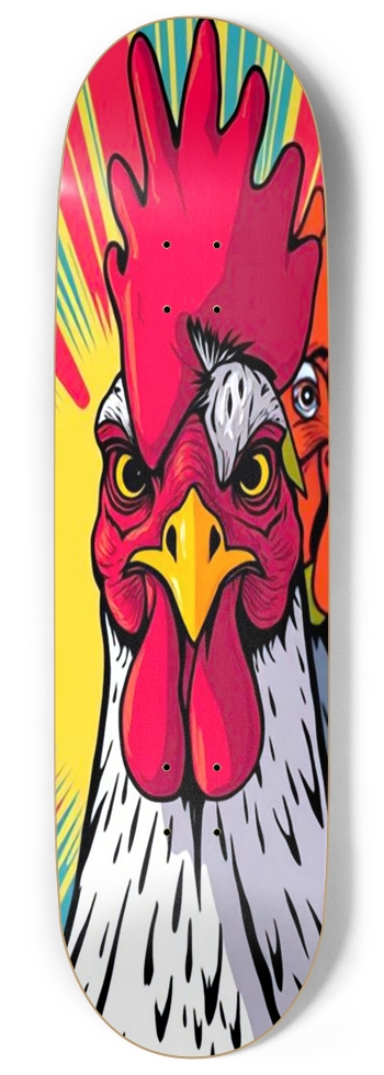 WOW Rooster Tom Street Deck 01 9 Inch Skateboard