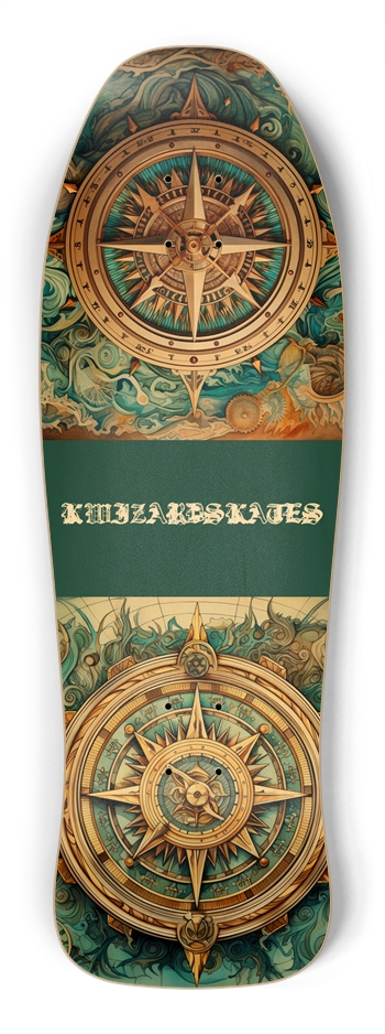 OLD SCHOOL NUATICAL COMPASS Shredder Shape