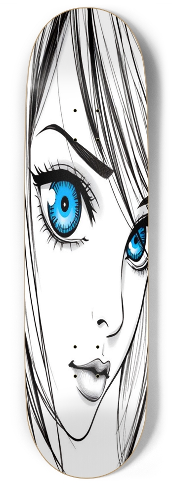 WOW Anime Manga Girl 01 9 Inch Skateboard