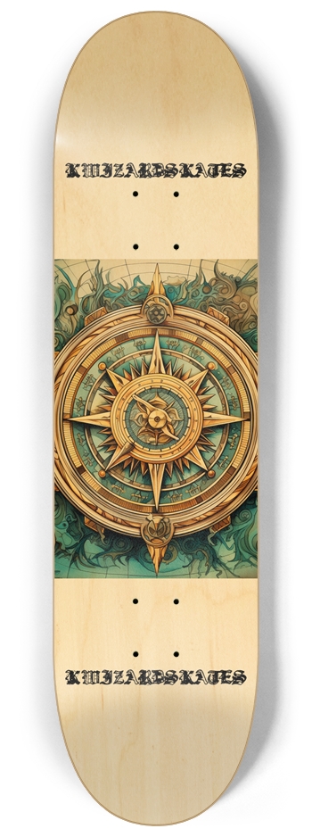 PRO NUATICAL COMPASS 8-1/4 Skateboard Deck