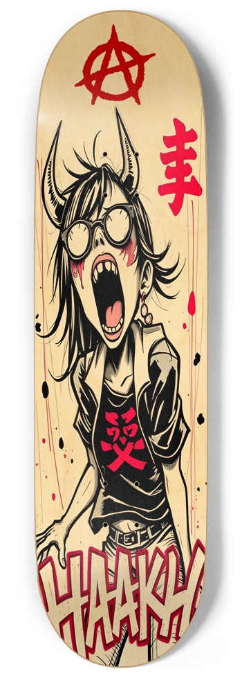 WOW Manga Devil Girl 03 9 Inch Skateboard