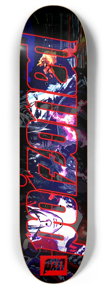 Poizoned Jin Kazama 8 Inch Skateboard Deck