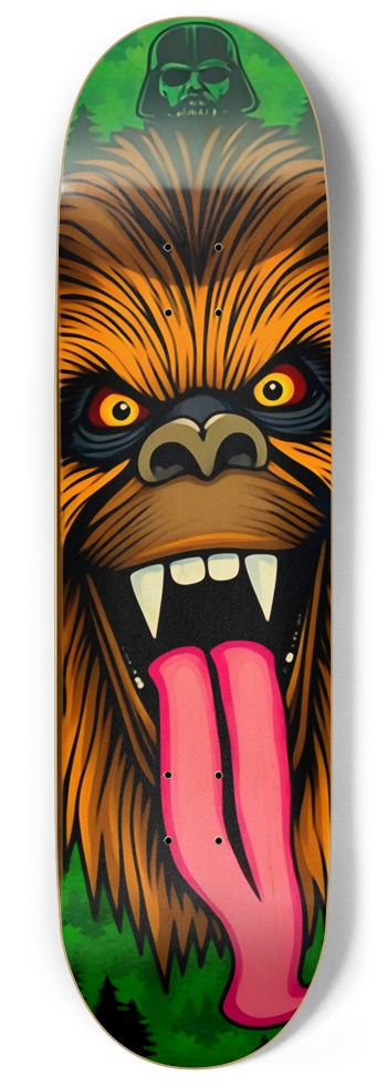 WOW X REBEL SCUM WOOKIE NOOKIE DECK 01 9 Inch Skateboard