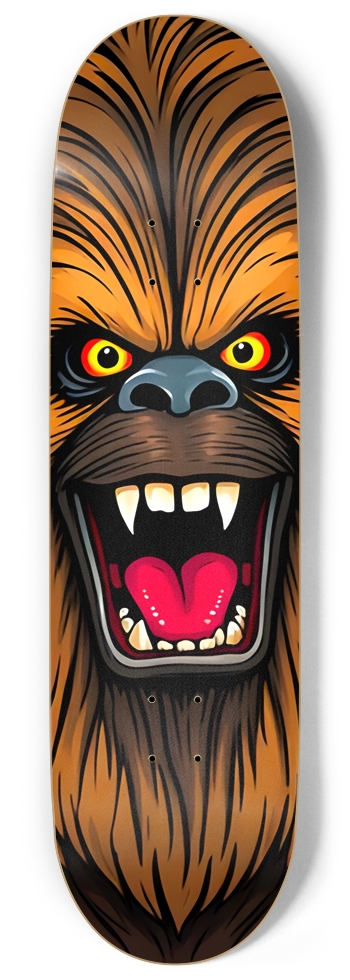 WOW X REBEL SCUM WOOKIE NOOKIE DECK 02 9 Inch Skateboard