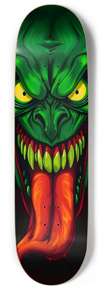 WOW Green Devil Licker Deck 05 9 Inch Skateboard