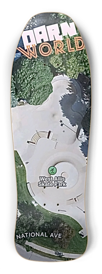 West Allis Skate Park Shredder Shape