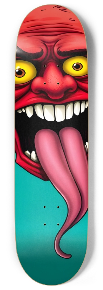 WOW Devil Licker Deck 02 9 Inch Skateboard