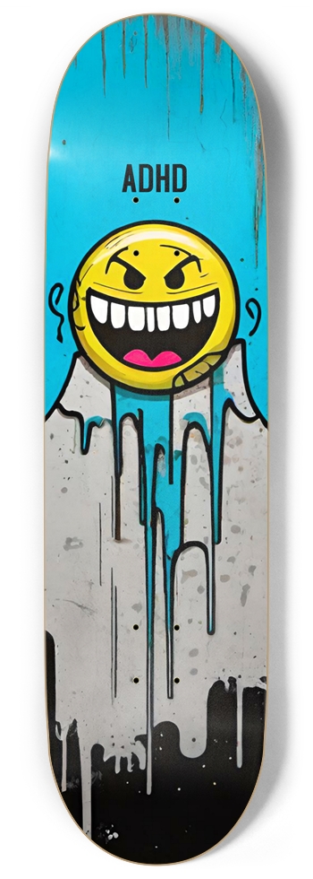 ADHD CITY TRICK DECK 01 9 Inch Skateboard