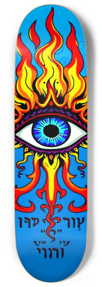 WOW EVIL EYE MANGA DECK 04 9 Inch Skateboard