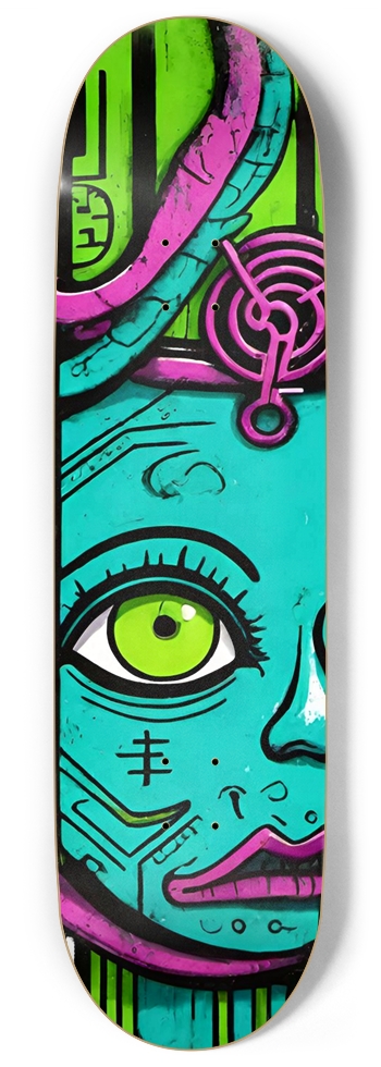 ADHD MARY MOO PUNK DECK 01 9 Inch Skateboard