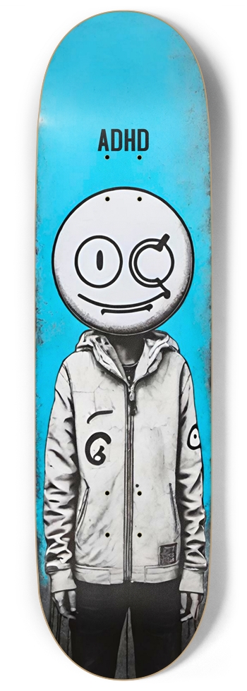 ADHD BRYAN SELLER DECK 01 9 Inch Skateboard