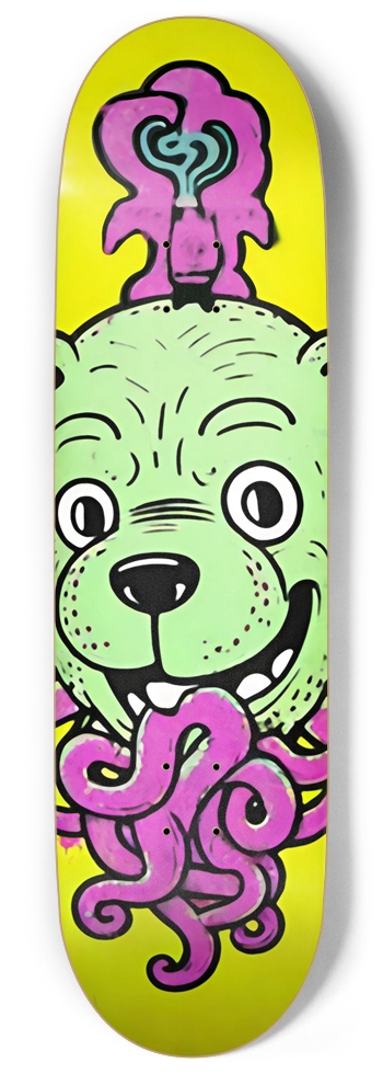 ADHD HONEY BADGER PUNK DECK 01 9 Inch Skateboard