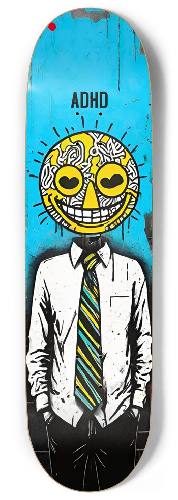ADHD DA BIG BOSS DECK 01 9 Inch Skateboard