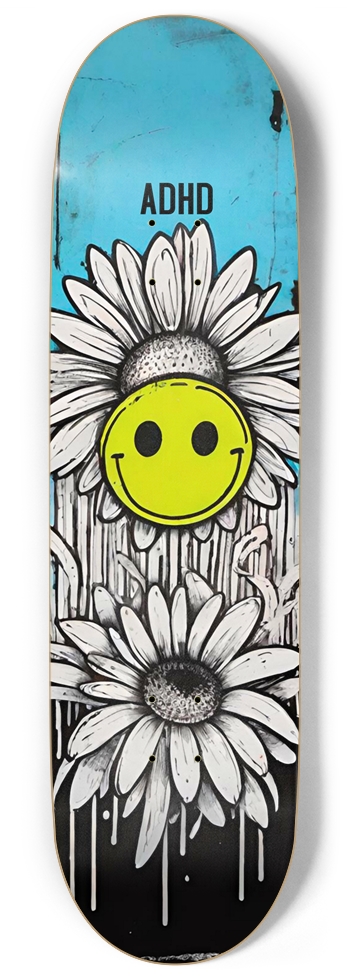 ADHD MANDY MOORE PUNK DECK 01 9 Inch Skateboard