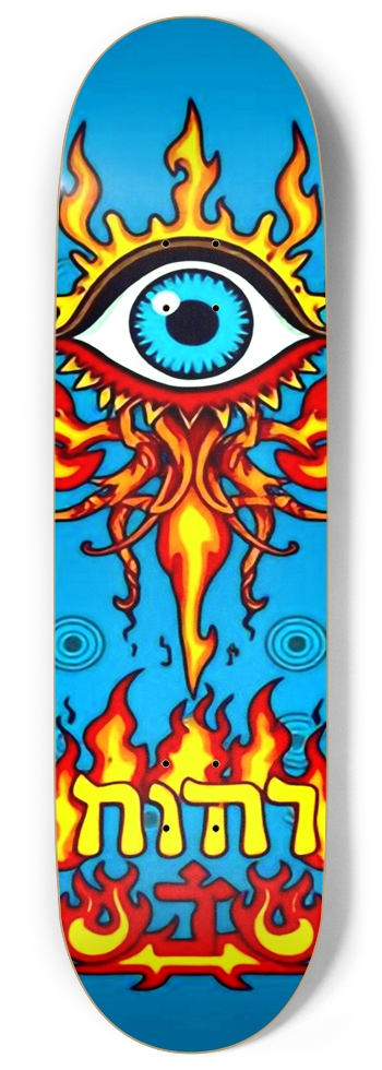 WOW EVIL EYE MANGA DECK 02 9 Inch Skateboard