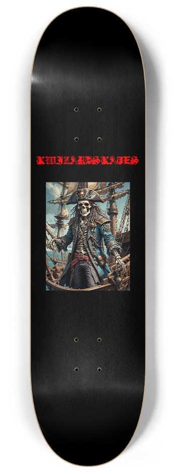 PRO PIRATE KING 8-1/4 Skateboard Deck