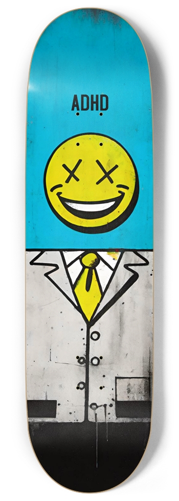 ADHD CLAYTON PUNK DECK 01 9 Inch Skateboard