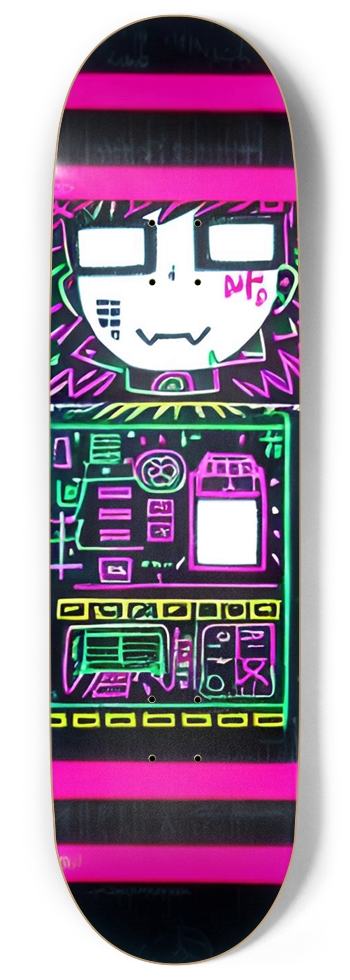 8-BIT ARCADE DREAM DECK 03 9 Inch Skateboard