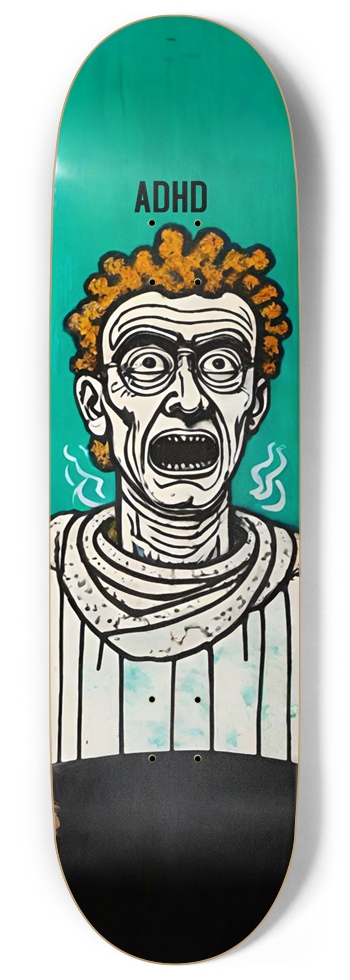 ADHD CAESAR DUMP PUNK DECK 01 9 Inch Skateboard