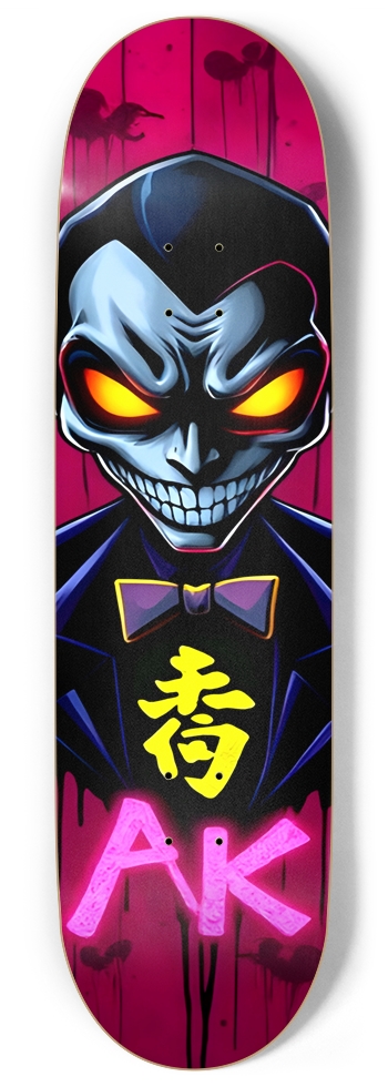 WOW X BATWISE BAMBOO JOKER TRAP DECK 01 9 Inch Skateboard