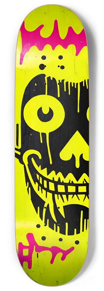 ADHD BLACK DECK 01 9 Inch Skateboard