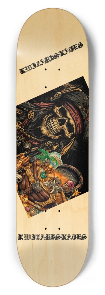 NEW SCHOOL PIRATES TREASURE 8-3/4 Inch Skateboard