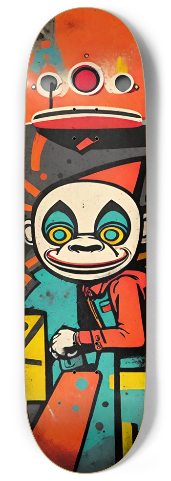 ADHD CRAZY PUNK DECK 01 9 Inch Skateboard