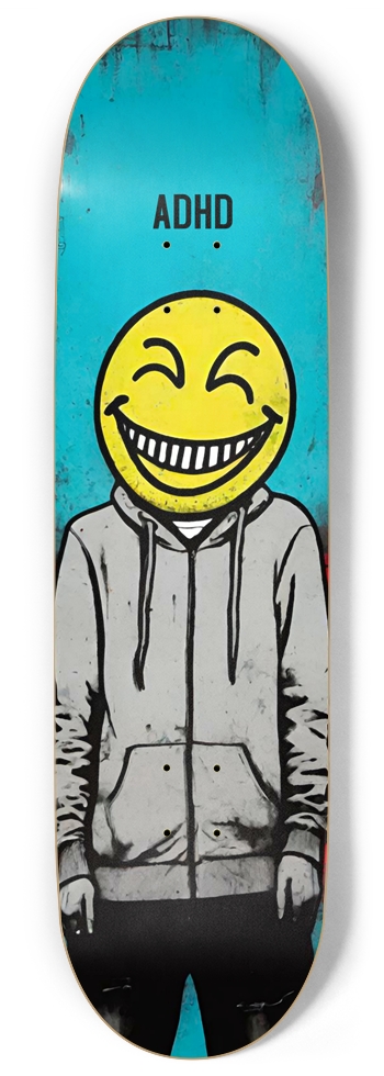 ADHD RELAX CHUM PUNK DECK 01 9 Inch Skateboard