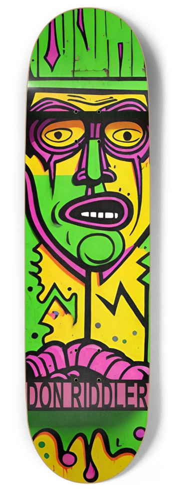 ADHD RIDDLER DON DECK 01 9 Inch Skateboard