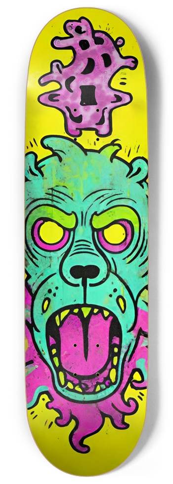 ADHD RAW HONEY PUNK DECK 01 9 Inch Skateboard