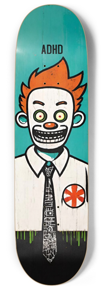 ADHD RONALD DECK 01 9 Inch Skateboard