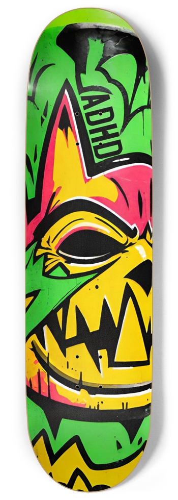 ADHD PSYCHOSIS PUNK DECK 01 9 Inch Skateboard
