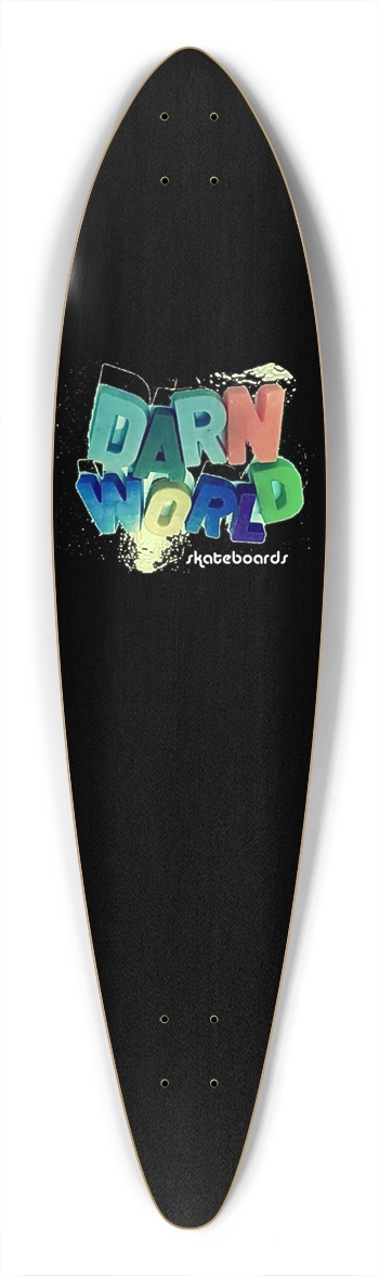 Darn World Logo Longboard (GID)