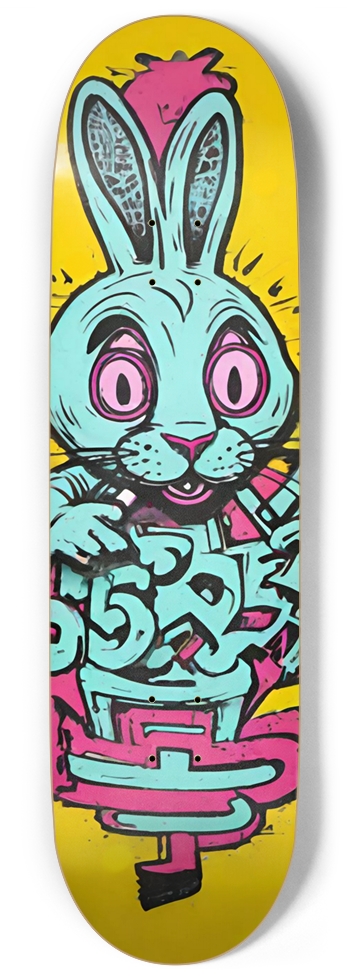 ADHD THROBBING ROBIN PUNK DECK 01 9 Inch Skateboard