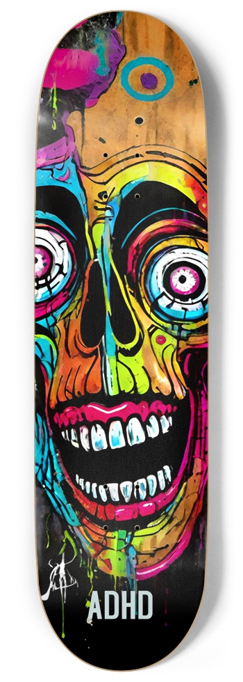 ADHD WEAKSAUCE DECK 01 9 Inch Skateboard
