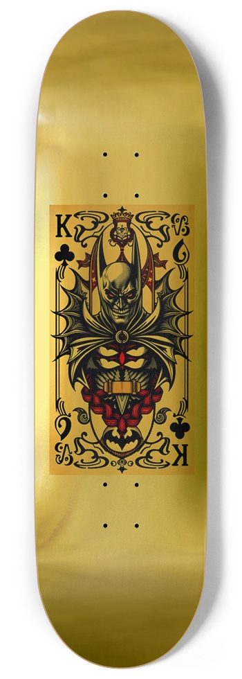 BATWISE BAMBOO CARD DECK 01 Gold Foil 9 Inch Skateboard