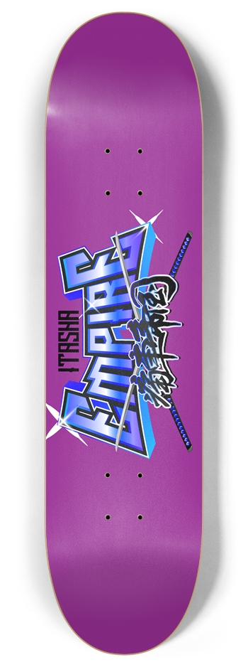 Itasha Empire blue 8 Inch Skateboard Deck